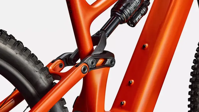 Specialized Turbo Levo 4 Comp Electric Mountain Bike in Orange/Silver/Dark Navy-7