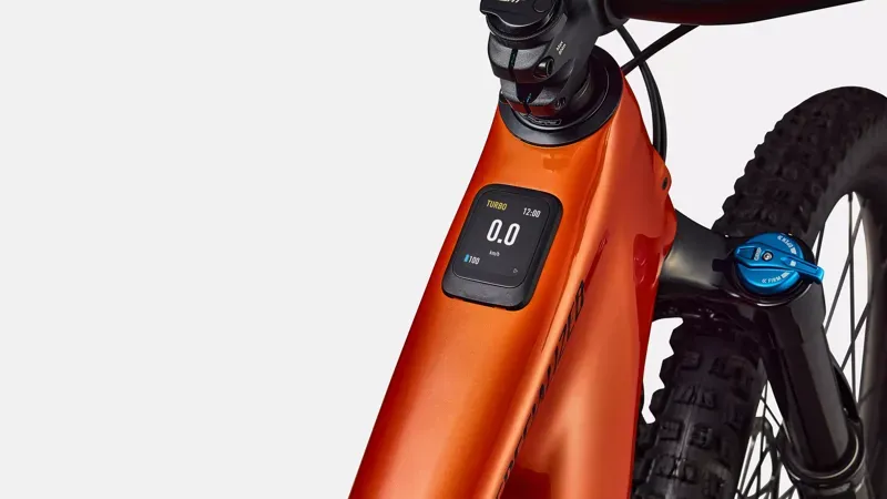 Specialized Turbo Levo 4 Comp Electric Mountain Bike in Orange/Silver/Dark Navy-8