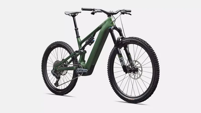 Specialized Turbo Levo 4 Expert E-MTB in Cypress and Silver-1