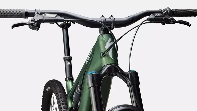 Specialized Turbo Levo 4 Expert E-MTB in Cypress and Silver-4