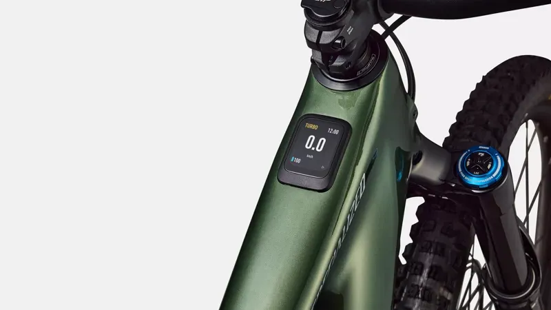 Specialized Turbo Levo 4 Expert E-MTB in Cypress and Silver-8