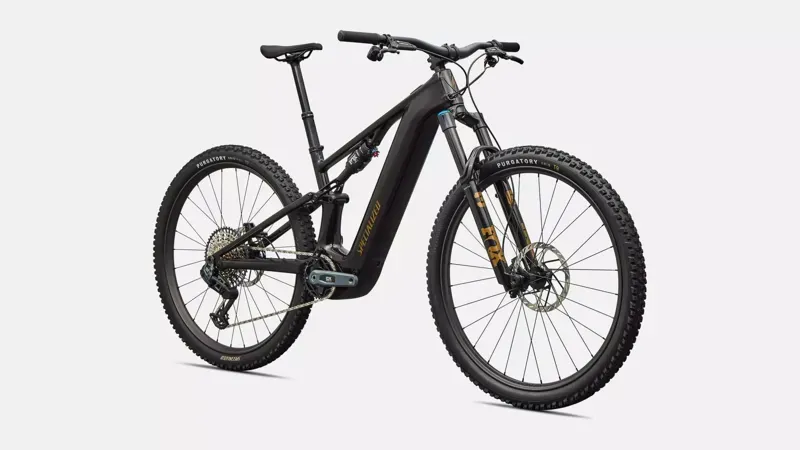 Specialized Turbo Levo R Expert Electric Mountain Bike in Gloss Carbon-1