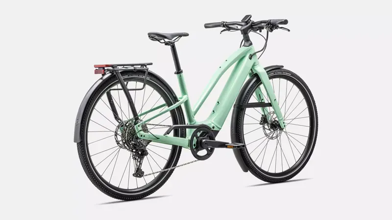 Specialized Turbo Vado SL 2 4.0 Step-Through eHybrid Bike in Oasis/Dune White Frost-2