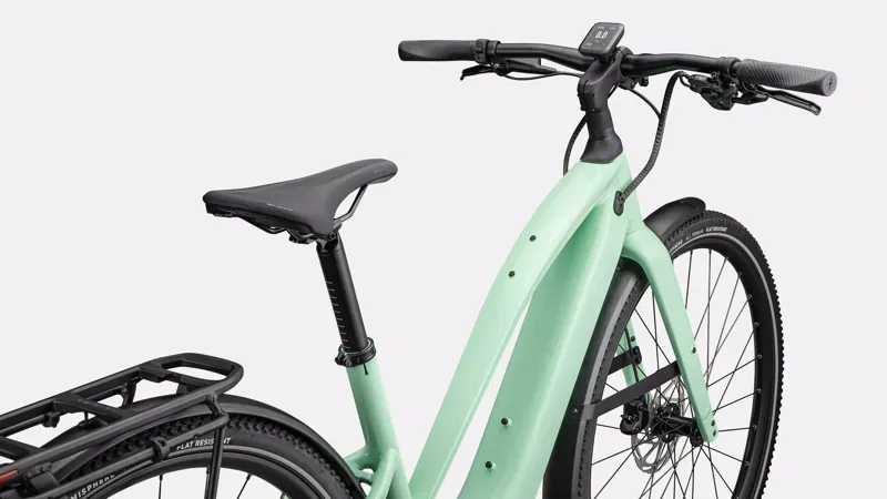 Specialized Turbo Vado SL 2 4.0 Step-Through eHybrid Bike in Oasis/Dune White Frost-3