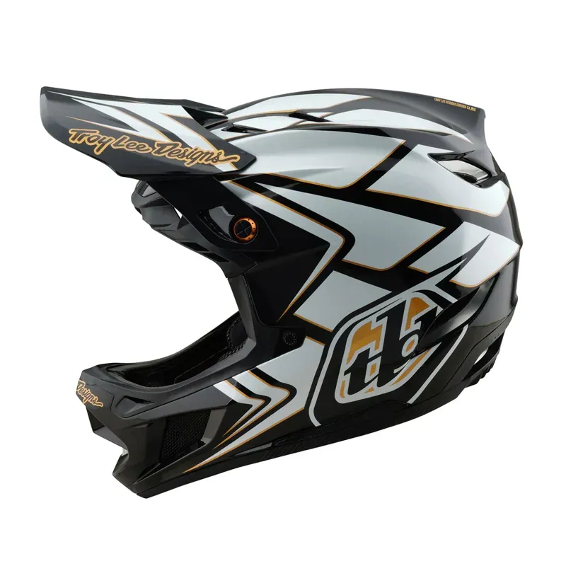 Troy Lee Designs D4 Composite MIPS Helmet / Ghostwing - White