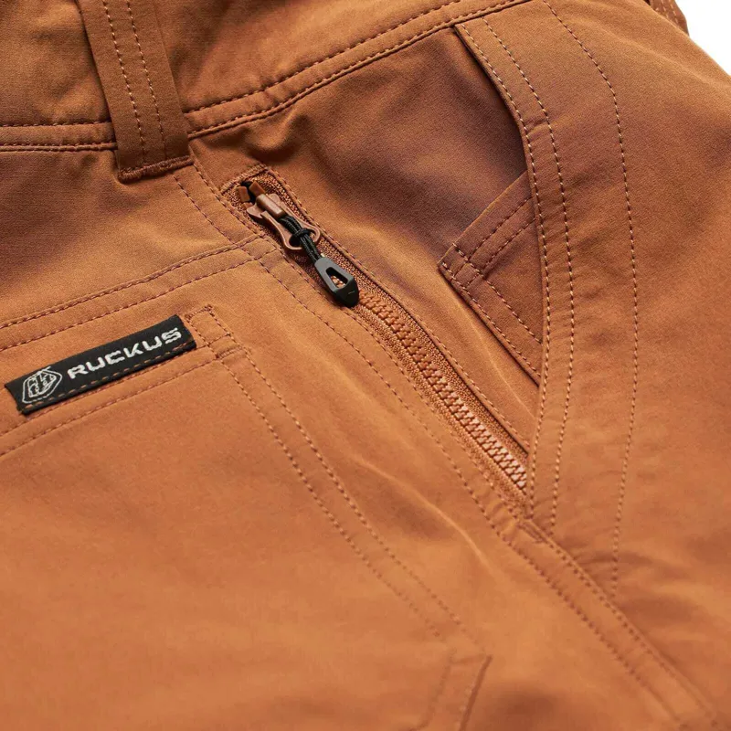 Troy Lee Designs Ruckus Long Travel Trousers  - Dark Canvas -1