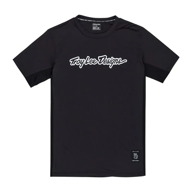 Troy Lee Designs Skyline Short Sleeve Ride Jersey - Signature in Black