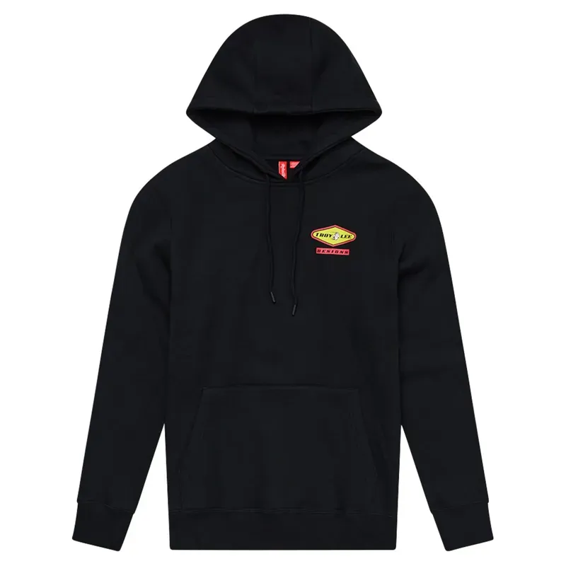 Troy Lee Designs Carb Pullover Hoodie in Black