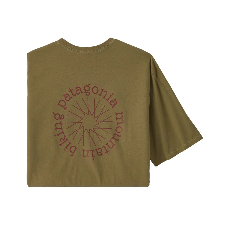 Patagonia Spoke Stencil Responsibili-Tee in Moray Khaki