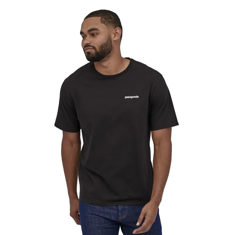 Patagonia P-6 Organic Tee - Black-1