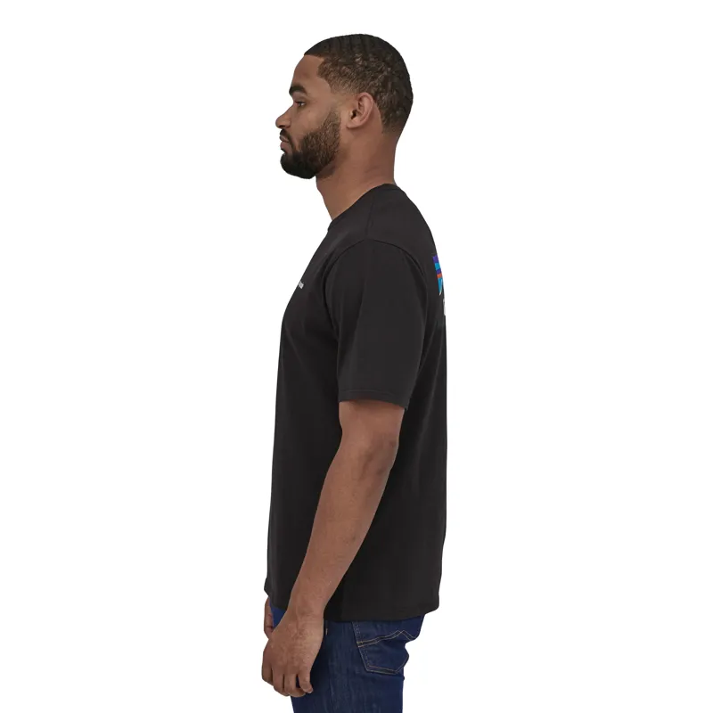 Patagonia P-6 Organic Tee - Black-2